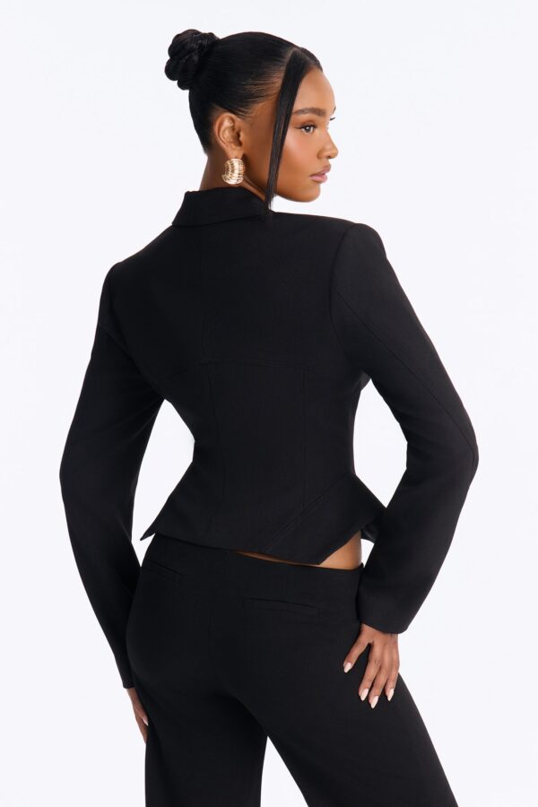 Blazer with a cropped