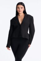 Blazer with a cropped