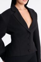 Blazer with a cropped