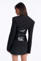 Blazer in Black 98% polyester