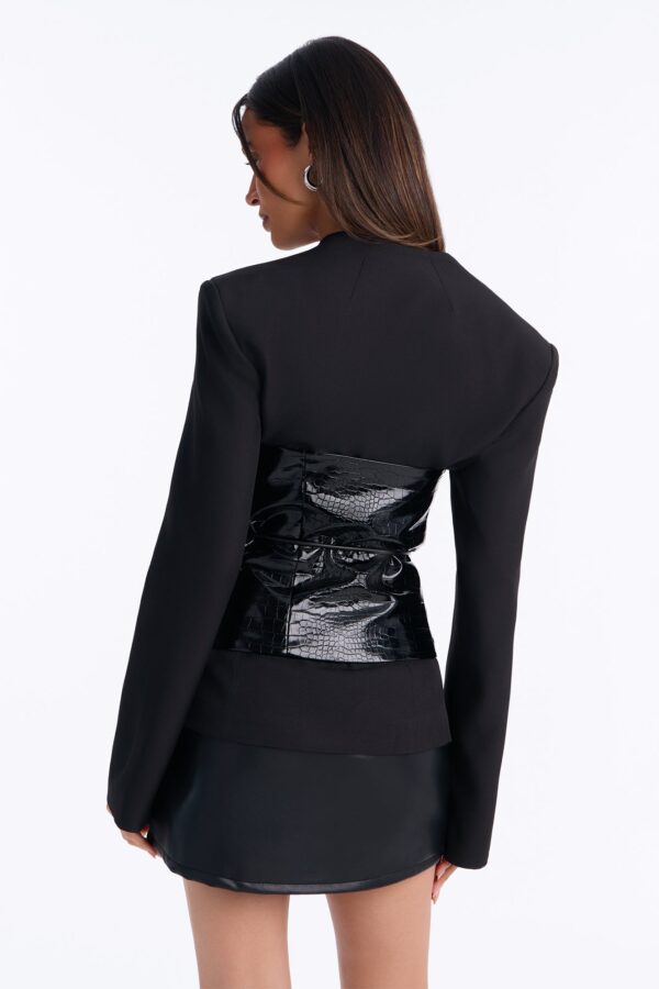 Blazer in Black 98% polyester