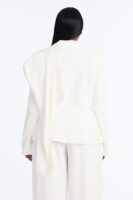 Blazer in Ivory 100% polyester