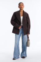 Coat in Chocolate 100% polyester