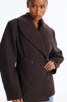 Coat in Chocolate 100% polyester
