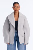 Coat in Heather Grey