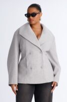 Coat in Heather Grey