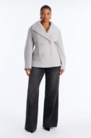 Coat in Heather Grey