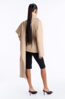 Wrap Coat in Khaki