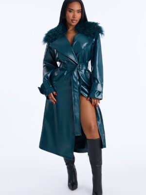 Maxi Coat in Green