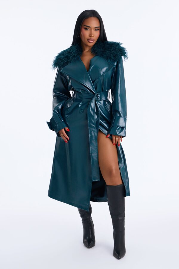 Maxi Coat in Green