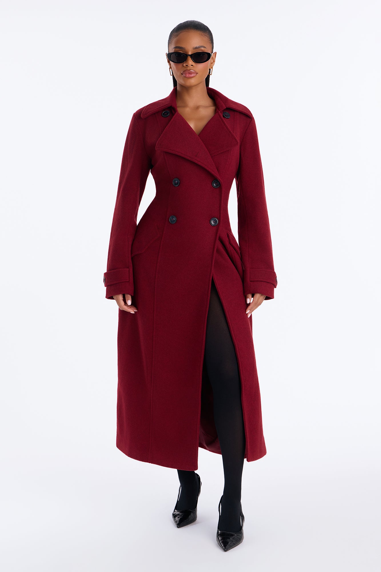 Coat in 90% polyester