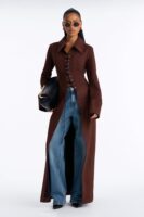 Chocolate Coat with maxi