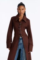 Chocolate Coat with maxi