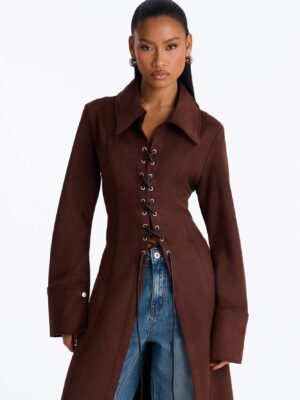 Chocolate Coat with maxi