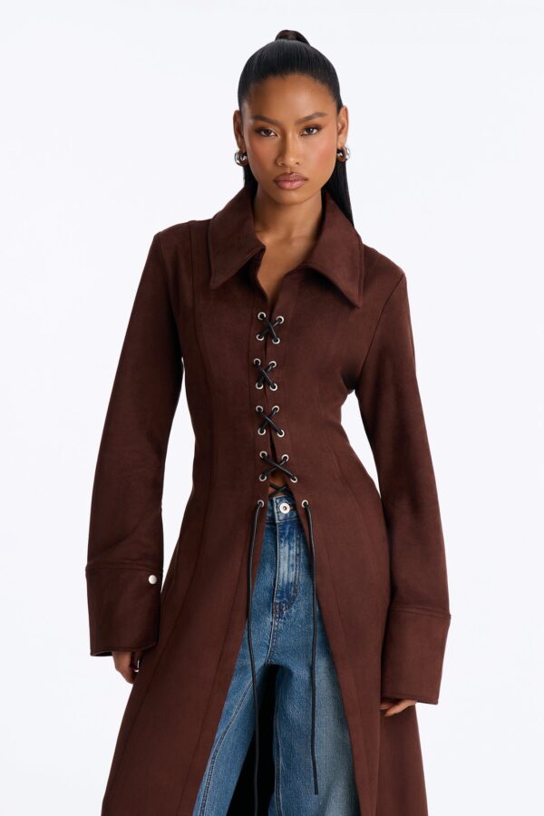 Chocolate Coat with maxi