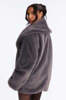Ladies Kit Charcoal Coat