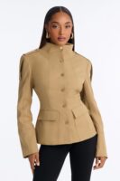 Ladies Kit Khaki Shacket