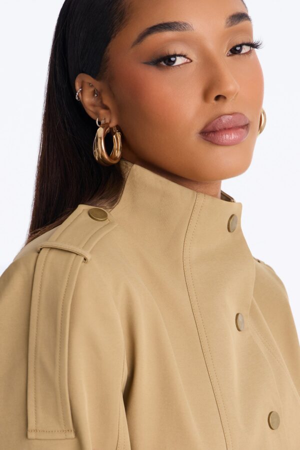 Ladies Kit Khaki Shacket