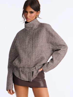 Ladies Kit Brown Jacket