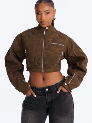 Jacket in Chocolate