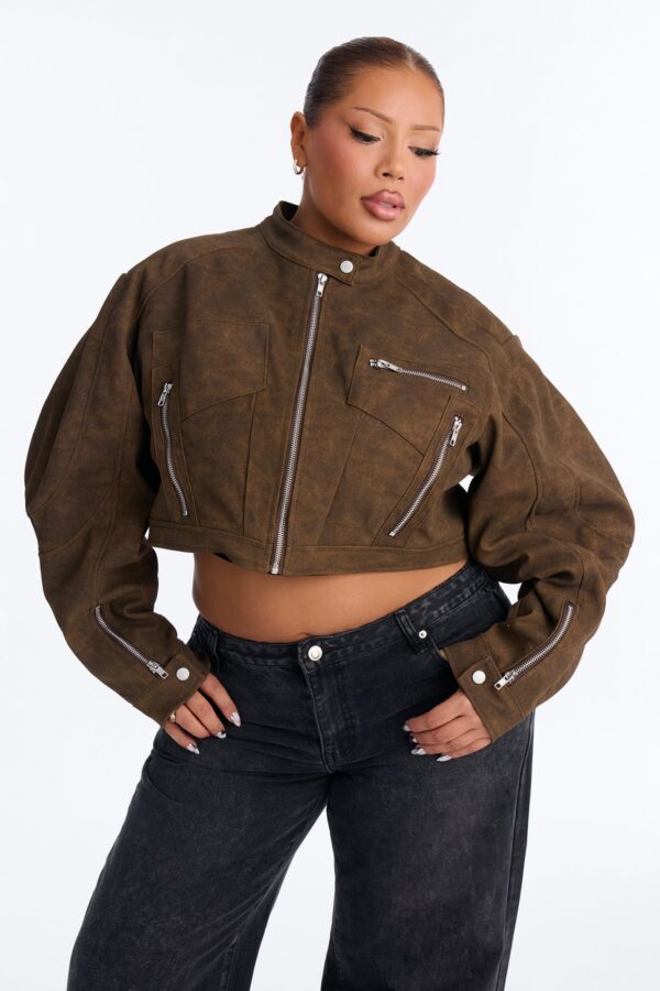 Jacket in Chocolate