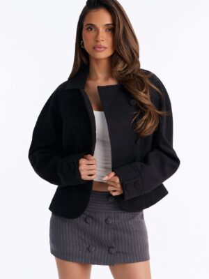 Coat in Black 100% polyester