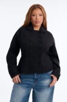 Coat in Black 100% polyester