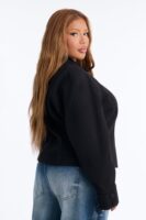 Coat in Black 100% polyester