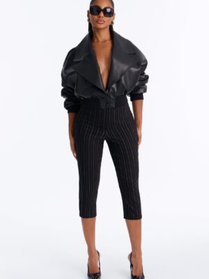 Pants in Black 73% rayon