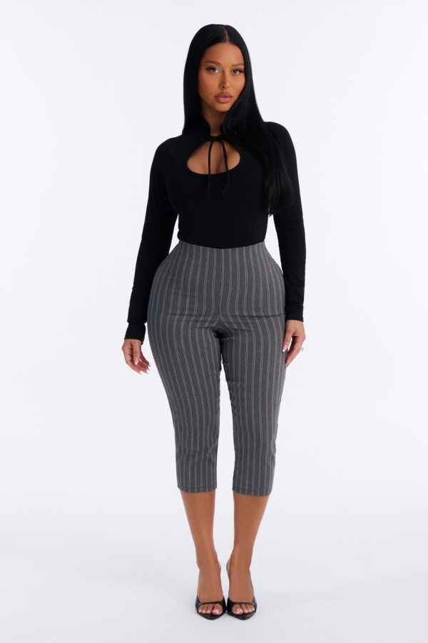 Pants in Gray 73% rayon