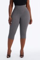 Pants in Gray 73% rayon