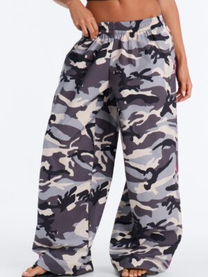Pants in Gray 100% polyester