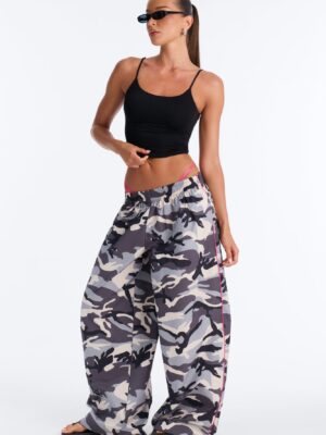 Pants in Gray 100% polyester