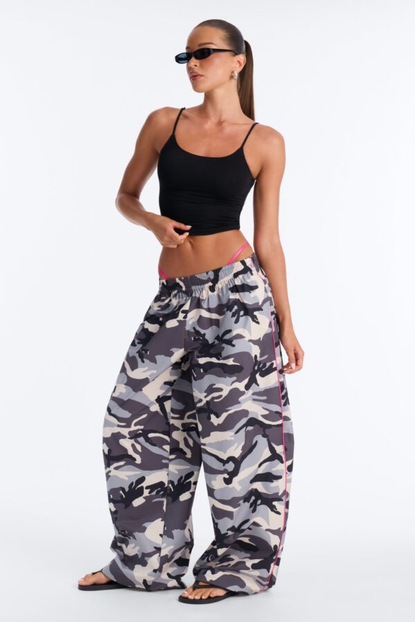 Pants in Gray 100% polyester