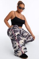 Pants in Gray 100% polyester