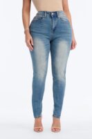 Santa Marta Sweetheart Booty Lifter Skinny Jeans - Medium Wash