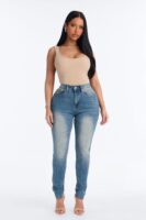 Santa Marta Sweetheart Booty Lifter Skinny Jeans - Medium Wash