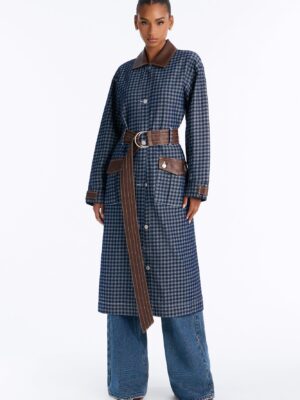 Belt Jacket in Denim