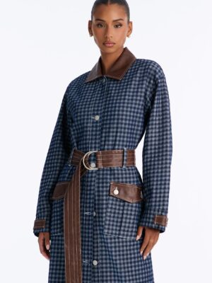 Belt Jacket in Denim
