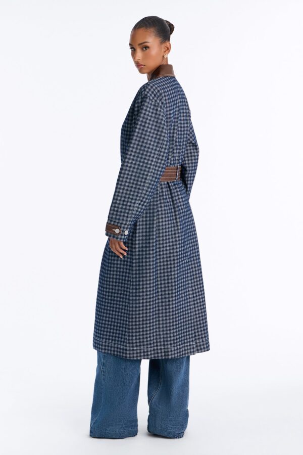 Belt Jacket in Denim