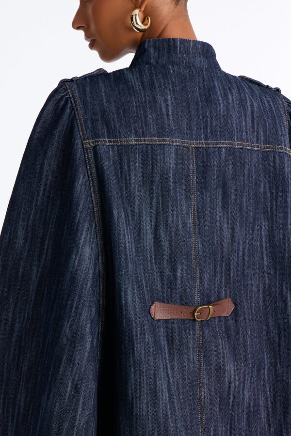 Jacket with an oversized