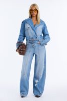 Denim Wide-Leg Jacket