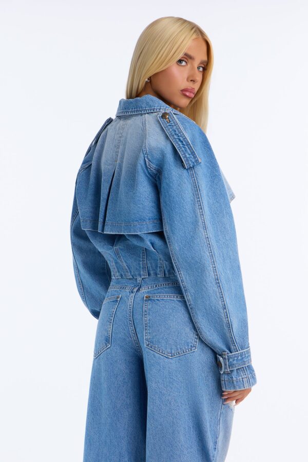 Denim Wide-Leg Jacket