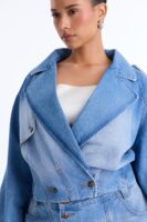 Denim Wide-Leg Jacket