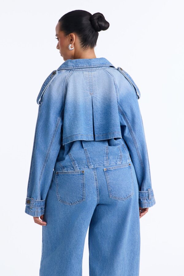 Denim Wide-Leg Jacket