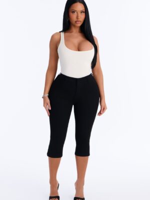 Black Cropped Pants
