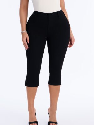 Black Cropped Pants