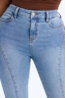 Monica Mid Rise Stretch Skinny Jeans - Medium Wash