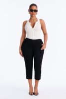 Cropped Pants in Black