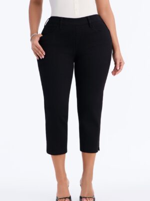Cropped Pants in Black